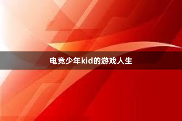 电竞少年kid的游戏人生