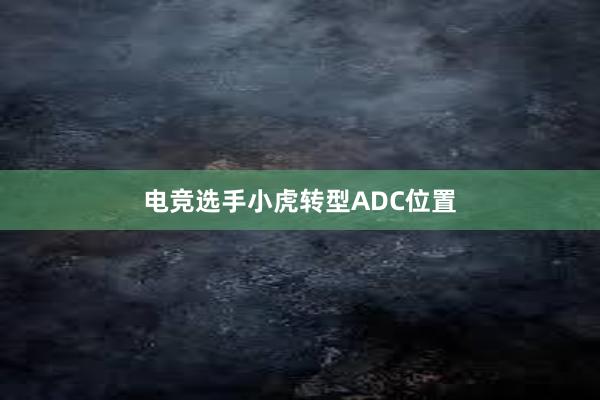 电竞选手小虎转型ADC位置